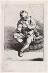 CORNELIS BEGA Collection of 17 etchings.